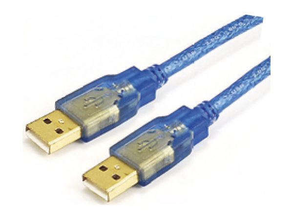 USB 2.0 AM-AM,CLEAR CABLE